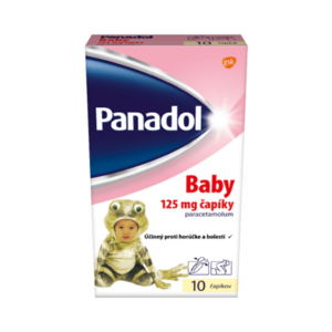 PANADOL Baby čapíky 125 mg od 9kg+ 10 ks vyobraziť