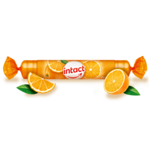 INTACT rolka hroznový cukor s vitamínom C pomaranč 40 g vyobraziť