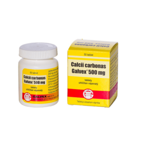 Calcii carbonas Galvex 500 mg vyobraziť
