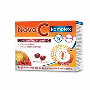 NOVO C Komplex lipozomálny vitamín C + vitamín D3 + zinok 30 kapsúl vyobraziť