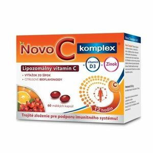 NOVO C Komplex lipozomálny vitamín C + vitamín D3 + zinok 60 kapsúl vyobraziť