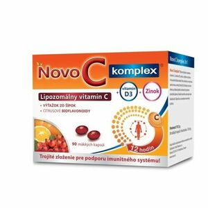 NOVO C Komplex lipozomálny vitamín C + vitamín D3 + zinok 90 kapsúl vyobraziť
