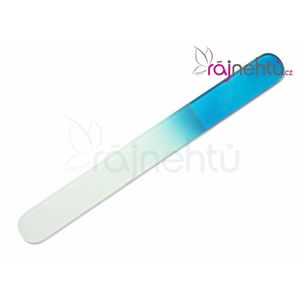 Pilník sklenený veľký - modrý vyobraziť