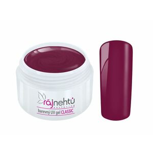 Ráj nehtů Barevný UV gel CLASSIC - Bordeaux Violet 5ml vyobraziť