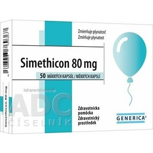 GENERICA Simethicon 80 mg cps mol 1x50 ks vyobraziť
