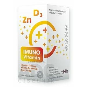 IMUNO Vitamín - Apateka cps (vitamín C + D + zinok) 1x60 ks vyobraziť