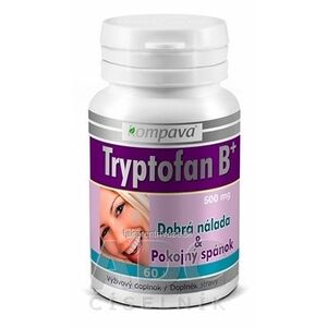 kompava Tryptofan B+ cps 500 mg (Dobrá nálada a spánok) 1x60 ks vyobraziť