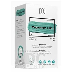nesVITAMINS Magnesium 165 mg + B6 1 mg cps 1x60 ks vyobraziť