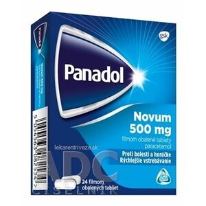 Panadol Novum 500 mg tbl flm (blis.PVC/Al/PET-nepriehľad.) 1x24 ks vyobraziť
