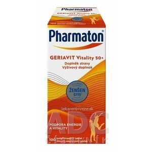 Pharmaton GERIAVIT Vitality 50+ tbl 1x100 ks vyobraziť