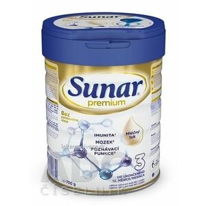 Sunar Premium 3 mliečna výživa (od ukonč. 12. mesiaca) 1x700 g vyobraziť