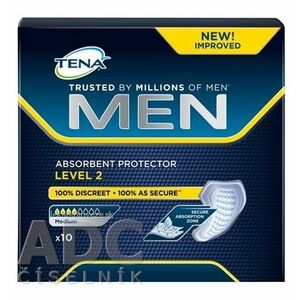TENA Men Level 2 inkontinenčné vložky pre mužov 1x10 ks vyobraziť