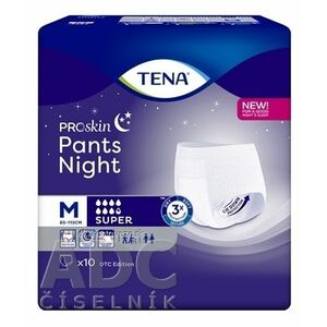 TENA Pants Night Super M naťahovacie inkontinenčné nohavičky na noc 1x10 ks vyobraziť