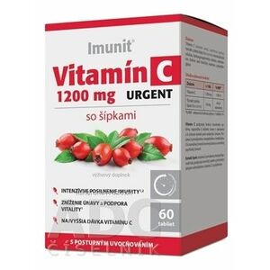 Vitamín C 1200 mg URGENT so šípkami Imunit tbl s postupným uvoľňovaním 1x60 ks vyobraziť