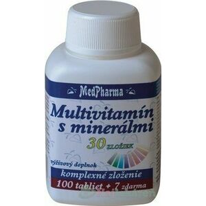 MedPharma Multivitamín s minerály 30 složek tbl. 107 vyobraziť