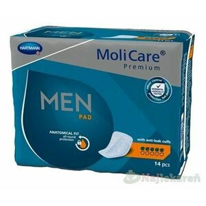 MoliCare Premium MEN PAD 5 kvapiek inkontinenčné vložky pre mužov 14ks vyobraziť