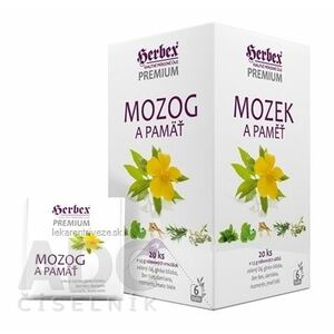 HERBEX Premium MOZOG A PAMÄŤ bylinná zmes, čaj 20x1, 5 g (30 g) vyobraziť