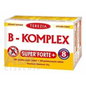 TEREZIA B-KOMPLEX SUPER FORTE+ tbl 1x100 ks vyobraziť