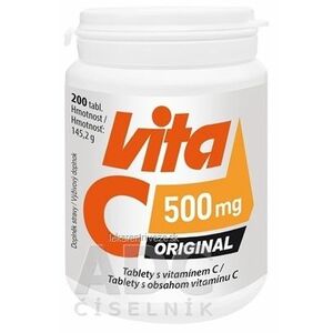 Vitabalans Vita C 500 mg ORIGINAL tbl 1x200 ks vyobraziť