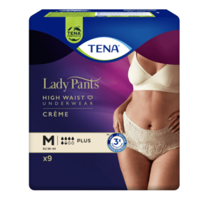 TENA Lady naťahovacie inkontinenčné nohavičky, krémové M 9 kusov vyobraziť