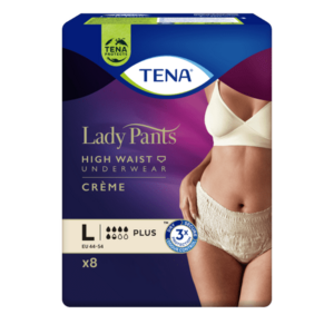 TENA Lady naťahovacie inkontinenčné nohavičky, krémové L 8 kusov vyobraziť