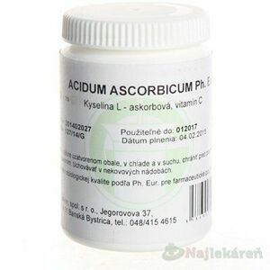 ACIDUM ASCORBICUM Ph.Eur. - GALVEX plv 100g - Galvex ACIDUM ASCORBICUM Ph.Eur. - plv 100 g vyobraziť
