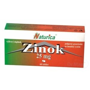Naturica ZINOK 25 mg vyobraziť