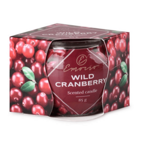 Emocio Sklo Dekor 70x62 mm Wild Cranberry, vonná svíčka vyobraziť