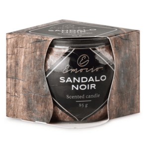 Emocio Sklo Dekor 70x62 mm Sandalo Noir, vonná svíčka vyobraziť