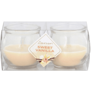 Emocio Sklo 56x55 mm 2 ks v plastové krabičce Sweet Vanilla vonná svíčka vyobraziť