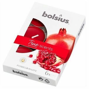 Bolsius Aromatic 2.0 Čajové 6ks Pomegranate, vonné svíčky vyobraziť