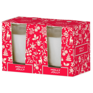 Emocio Sklo 52x65 mm 2ks v krabičce Holly Jolly - Enchanted Sparkle, vonná svíčka vyobraziť