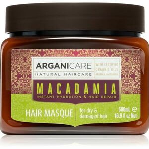 Arganicare Macadamia Hair Masque vyživujúca maska na vlasy pre suché a poškodené vlasy 500 ml vyobraziť