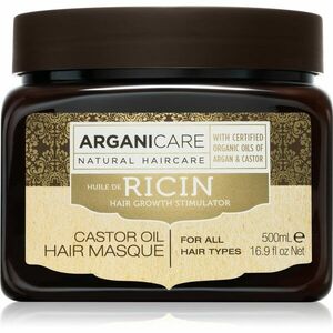 Arganicare Ricin Hair Growth Stimulator posilňujúca maska pre slabé vlasy s tendenciou vypadávať pre všetky typy vlasov 500 ml vyobraziť
