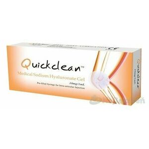 Quickclean 10 mg/1 ml Gél s hyaluronátom sodným na osteoartrózy kĺbov 1 ml vyobraziť