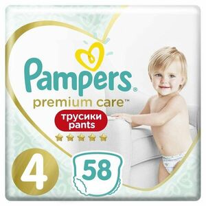 PAMPERS Premium Care Pants Veľkosť 4, 58 ks vyobraziť