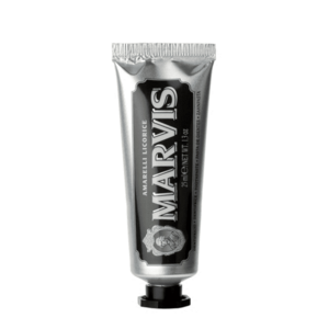 MARVIS Amarelli Licorice Mint zubná pasta s xylitolom a fluoridmi, cestovné balenie, 25 ml vyobraziť