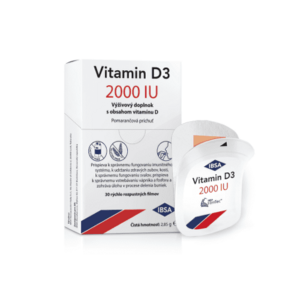 IBSA Vitamín D3 2000 IU príchuť pomaranč 30 kusov vyobraziť