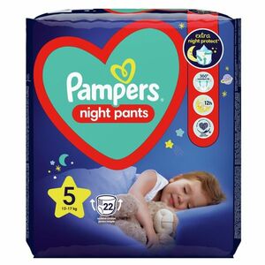 PAMPERS Pants Night 5 Nohavičkové plienky 12 - 17 kg 22 ks vyobraziť