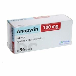 ANOPYRIN 100 mg 56 tabliet vyobraziť