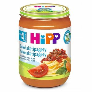 HIPP Baby Špagety v bolonskej omáčke BIO 190 g vyobraziť