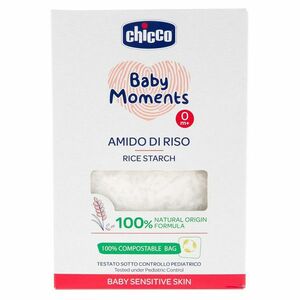 CHICCO Škrob detský ryžový do kúpeľa upokojujúci Baby Moments Sensitive 100 % bio 250 g vyobraziť