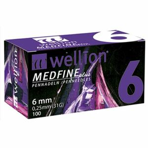 Ihly WELLION MEDFINE PLUS 31Gx6mm 100ks inzulínová pera vyobraziť