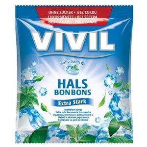 VIVIL Extra silný mentol + vitamín C bez cukru 60 g vyobraziť