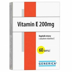GENERICA Vitamín E 200 mg 60 kapsúl vyobraziť
