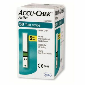 ACCU-CHEK Active testovacie prúžky 50 kusov vyobraziť
