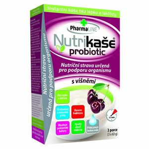 PHARMALINE Nutrikaša probiotic S višňami 3x60 g vyobraziť