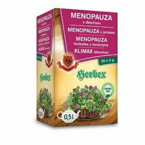 HERBEX čaj menopauza s ďatelinou 3 g x 20 vreciek vyobraziť