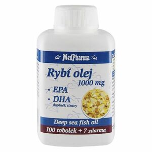 MEDPHARMA Rybí olej 1000 mg - EPA + DHA mg 107 toboliek vyobraziť