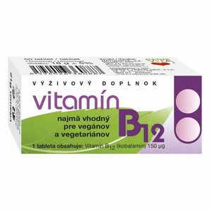 NATURVITA Vitamín B12 60 tabliet vyobraziť